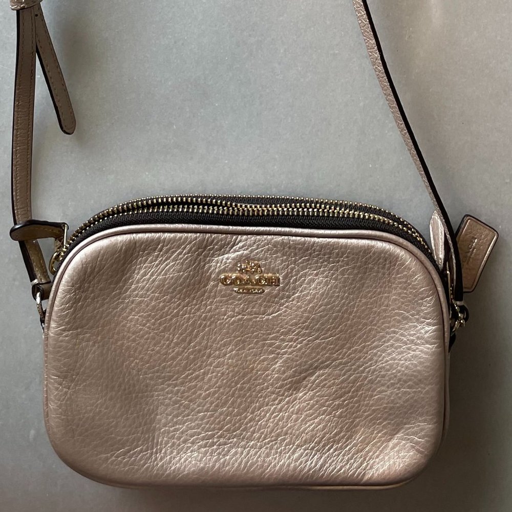 Coach Champagne Leather Crossbody